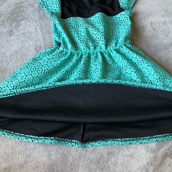 Kids Turquoise Formal or/and Casual Dress 7-8Y - Picture 4 of 4
